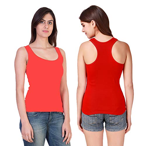 Image of Camisole Tank Top Vest Racerback Sando Camis for Women, Girls (Pack of 2)