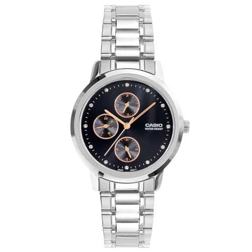 Image of Casio Enticer Ladies LTP-SN6KD-1A Analog Black Dial Watch (A2491)