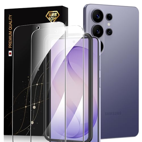 �y�K�C�h�g�t���E�w��F�ؑΉ��z Galaxy S26 Ultra �K���X�t�B���� �ی�t�B���� ���{���Ɏq�̗p �d�x10H �ϏՌ� �w��h�~ �����K���X �M�����N�V�[S26 Ultra �E���g�� �p �ی�t�B���� 2���Z�b�g