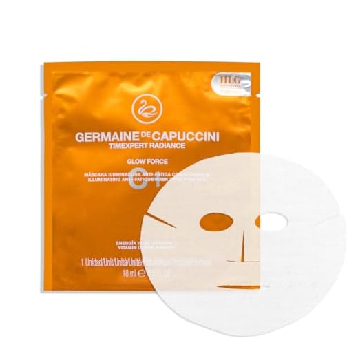 Germaine de Capuccini - Timexpert Radiance C+ | Face Mask Glow Force - Mascarilla Facial Antifatiga de Vitamina C - Luminosidad Extraordinaria y Nutrición en 15 Minutos