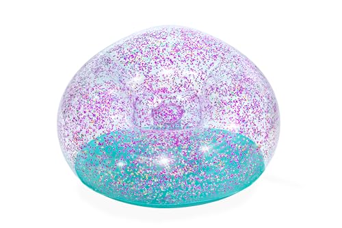 Fauteuil gonflable Glitter Dream assise d appoint rapide pour salon encombré