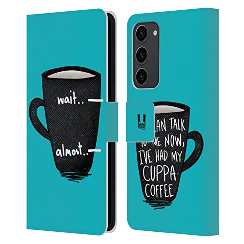 Étui portefeuille Samsung S23+ Cuppa Accros Au Café : fini les rayures grâce au cuir durable