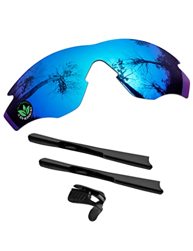 Image of Raydi Polycarbonate Replacement Lenses & Rubber Kits for Oakley M2 Frame Rectangular Sunglasses
