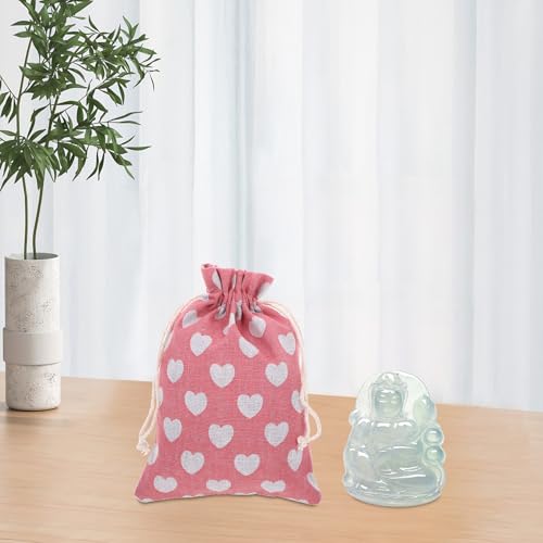 Bolsa de tela rosa Toyvian contra pérdidas de joyas en viajes y casa 6