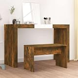LPERTGFHU Schminkhocker, Frisierhocker für Schlafzimmer, 70x35x45 cm Holz
