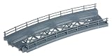 NOCH® Brückenfahrbahn, gebogen, Bausatz für realistische Modellbau Brücken, Radius 360 mm für die Spurweite H0 ...