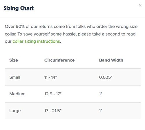 Dublin Dog Waterproof Collar, Large, Red Snapper #TOP4