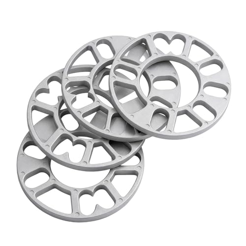 Plaque de cales d'espacement roue 8mm aluminium pour entraxes auto 4x114.3 5x108 5x120