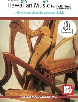 Paperback Hawaiian Music for Folk Harp: with lyrics and chords for guitar and ukulele Book