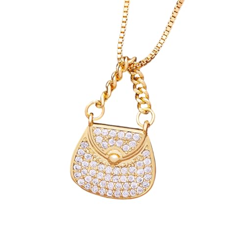 Pendentif de collier sac tendance à porter au bureau ou en soirée
