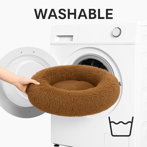 Image of ZEXSAZONE Summer Round Donut Comfortable Durable Both Sides usable and Washable Pet Bed | Dog Bed | Puppy Bed | Cat Bed | Mat Cat | Medium Dog Bed for Cats Puppies Labrador German Shepherd Bulldogs