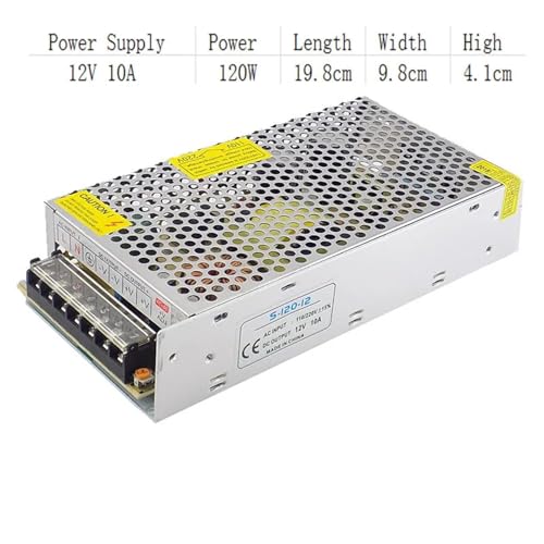 Transformateur 12V 5A boîtier métal perforé dissipation thermique - 5