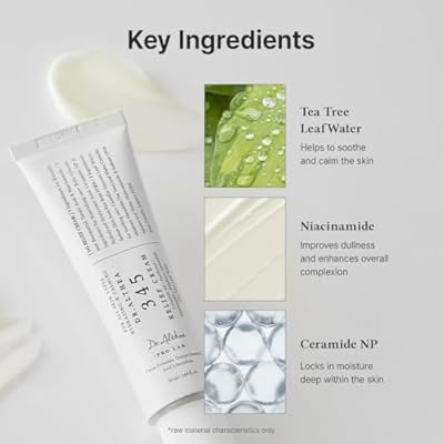 Dr.Althea 345 Relief Cream | Daily Face Moisturizer for Soothing Recovery and Blemish Care with PDRN & Niacinamide | Korean Vegan Skincare for All Skin Types, 1.69 Fl Oz (Ver.2 - Pack of 1)