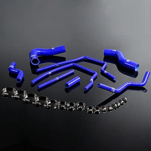 Kit de manguera de radiador de silicona azul compatible con Subaru Impreza GF8 GC8 STI WRX EJ20 1996-2000