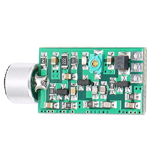 Módulo Transmisor de Audio plplaaoo Mini Micrófono Inalámbrico FM Emisión Núcleo Circuito Frecuencia Ajustable 88-108MHz Voltaje Amplio 0.7V-9V para Transmisión de Sonido miniatura 5