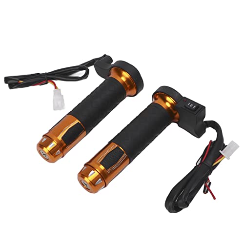 SUNGOOYUE Diseño de Ajuste Universal, Termostato Inteligente de 5 Niveles, Superficie Texturizada Antideslizante, Empuñadura Calefactable para Motocicleta, para Calentador de Manos de Invierno de