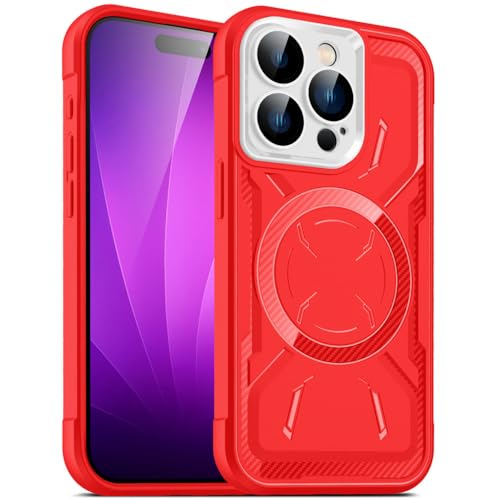 Housse de protection pour iPhone 12 rouge idéale pour recharger sans fil en voyage ou au bureau