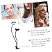 HOMSFOU Clip Fill Light Led Ring Light for Video Recording Colors Live Streaming Makeup Brightness