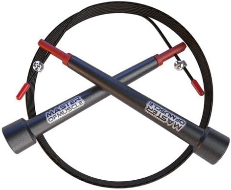 Jump Rope - Master Double Unders & Smash Your Workout + Fitness Training Ebook, Speed Rope Carry Case, Outdoor Jumprope Cable Protector & Screw Kit