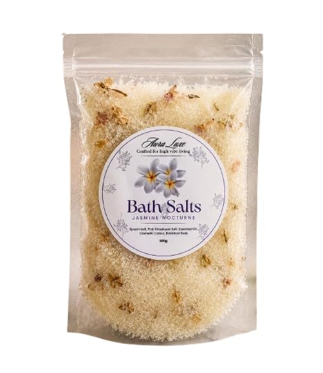 Jasmine Nocturne Bath Salts | Jasmine Scented Relaxing Bath Soak-picture-45
