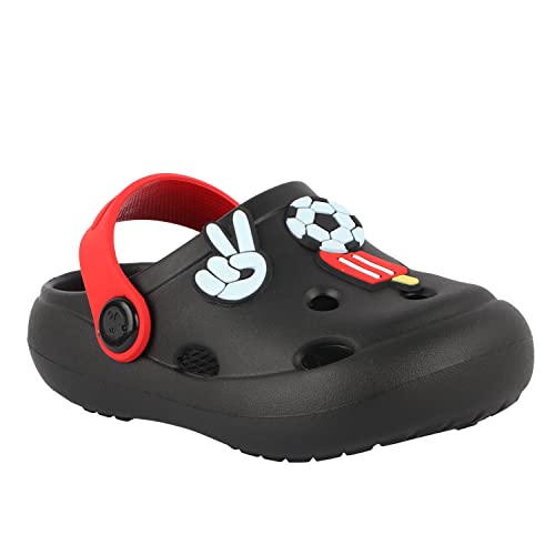 Image of NEOZ Casual Slingback Clogs for Kids with Soft Sole | Slip-On Breathable, Lightweight | Comfortable & Durable | Stylish Indoor & Outdoor Sandals Clogs for Kids