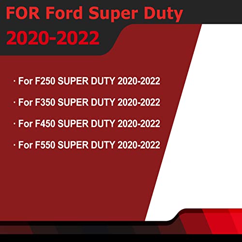 Fexon Front Tremor Lower Deflector Valance Panel Compatible With 2020 2021 2022 Ford Super Duty F250 F350 F450 F550 Replaces Lc3Z-17626-Ca #TOP5