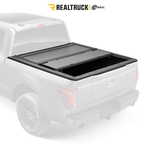 Image of RealTruck BAK BAKFlip MX4 Hard Folding Truck Bed Tonneau Cover | 448342 | Fits 2024-2026 Ford Ranger 5' Bed (60 inch)