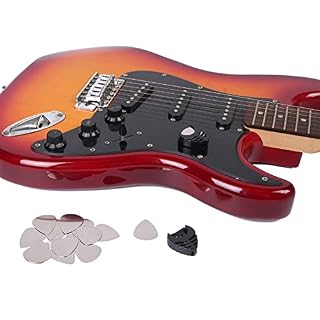 Laimoere Lot de 20 médiators en métal pour guitare électrique, basse, ukulélé - Les Beatles, Paul McCartney, John Lennon, RIngo Starr, George Harrison Laimoere Lot de 20 médiators en métal pour guitare électrique, basse, ukulélé – Image 3