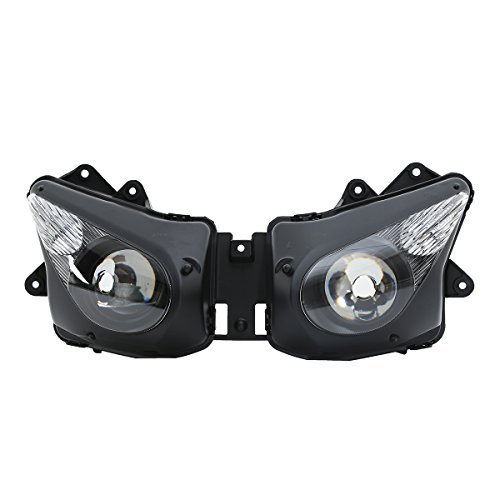 TCT-MOTORPARTS Headlight HeadLamp Assembly Fit For Kawasaki Ninja ZX10R ZX-10R 2006-2007 06 07