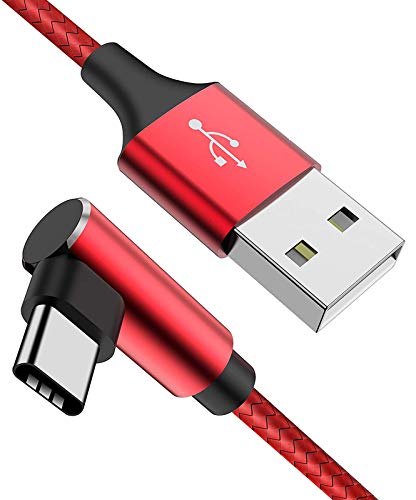 One-Day Sale: Up to 40% Off Galaxy S9 Charger Cable, Right Angle USB Type C Cable Fast Charging (2 Pack 3FT 10FT) Nylon Braided USB C to USB A Cord for Samsung Galaxy S10 S9 S8 plus Note 9, LG V40 G7, USB C Devices (Red) Black Friday Sale 2022 Galaxy S9 Charger Cable, Right Angle USB Type C Cable Fast Charging (2 Pack 3FT 10FT) Nylon Braided USB C to USB A Cord for Samsung Galaxy S10 S9 S8 plus Note 9, LG V40 G7, USB C Devices (Red)