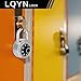 Combination Lock, LQYN Standard Dial Combination Lock, Pack of 12; Black Turnplate, 2 in. Wide, Fixed Three Digital Combination, for School, Gym & Locker, Toolbox, Gate