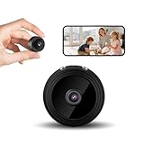 CoillBlow Hidden Camera Mini Spy Camera WiFi 1080P, Wireless Indoor Security Camera with Night Vision & Motion Detection, Nanny Cam for Home Baby Pet Monitor, Cloud & TF Card Storage (Black)