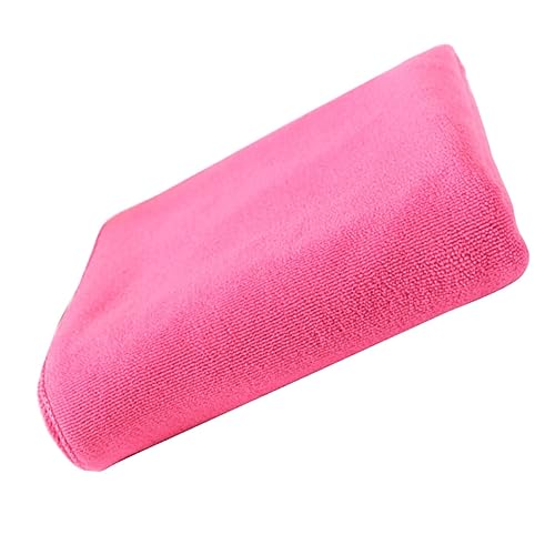 FRCOLOR Cleaning Cloth Car Wash Towels for Bathing Hair Drying Face Cleaning 30x70cm Pink Soft Micro Fiber Towels