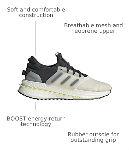 Image of adidas Mens X PLR Boost Running Sneakers Shoes - Black