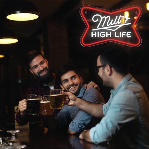 Image of Beer Neon Sign for Wall Decor Beer LED Neon Lights for Home Bar Man Cave Garage Pub Bar Party Game Room Hotel Bedroom Birthday Gifts USB Powered