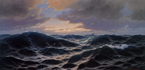 Affiche de peinture marine par Konstantin Westchilov art mural de salon 60x90cm
