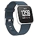 Produktbild Adepoy für Fitbit Versa Armband, Sportliches Weiches Ersatzarmband Kompatibel mit Versa Lite/Versa Special Edition/Versa 2, Damen Herren (Cyan, Klein)