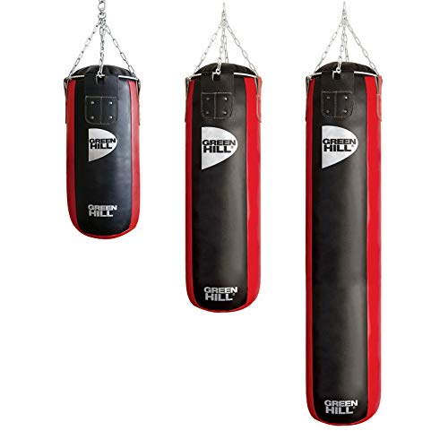 GREEN HILL SACO RELLENO PROFESIONAL PUNCHING BAG HEAVY BAG CUERO (100cm x 35cm x 30kg)