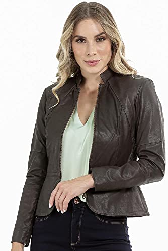 Blazer De Couro Ranger Brown Xg