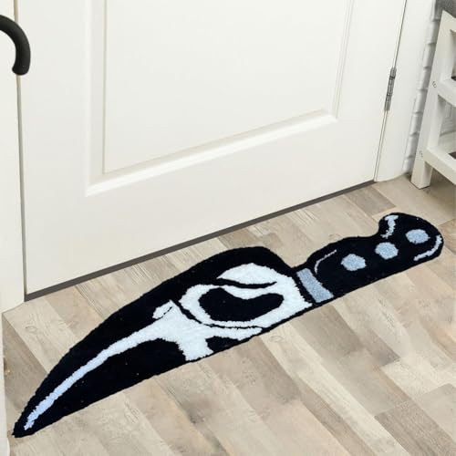 Tapis pour chambre à coucher tête de mort lavable et confortable - 7