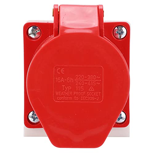 Conector de enchufe industrial 16A 5 pines para extensión trifásica 5