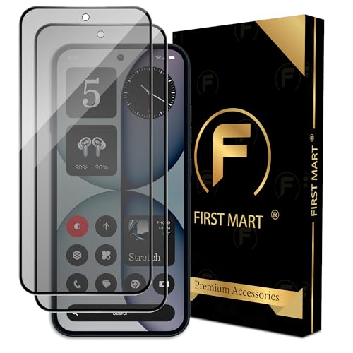 Image of FIRST MART Military-Grade Matte Anti-Glare Tempered Glass for Nothing Phone 4A (6.59 Inch) With Installation Kit | Edge to Edge Coverage |Anti Glare, Bubble-Free [2 Pack]