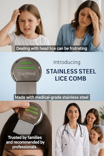 Lice Comb steel screw needle spiral miniatura 6