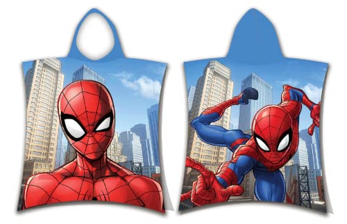 Poncho cape de bain Spiderman idéal pour la plage et piscine
