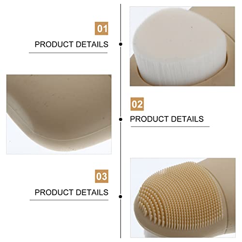 FOMIYES Escova De Rosto De Silicone Escova De Silicone Para Lavar o Rosto Escova De Limpeza Facial E