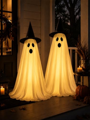2Pcs Halloween Decorations Outdoor Ghost Halloween Party Decoration Indoor - image 1