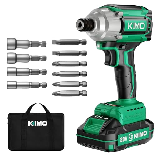 KIMO インパクトドライバー セット ビット6本 ソケット4本 20V...