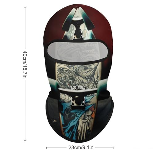 Balaclava para hombre, máscara para esquí y ciclismo, protector facial de invierno, cubreboca multifuncional para deportes al aire libre miniatura 2