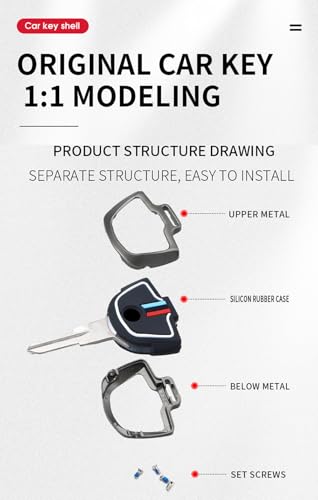 Carcasa para llave de moto BMW para solucionar mandos rotos 5