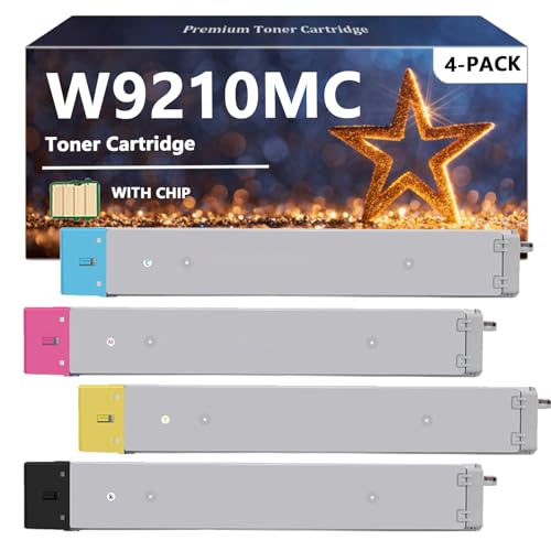 AZNITH W9210MC W9211MC W9212MC W9213MC Toner Cartridges Compatible for HP, Quality Toner for HP Color Managed MFP E78323dn E78325dn E78330dn Printers, 1 Set